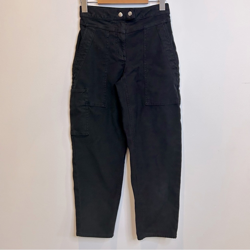 Aritzia Wilfred Free High Rise Utility Pants Black